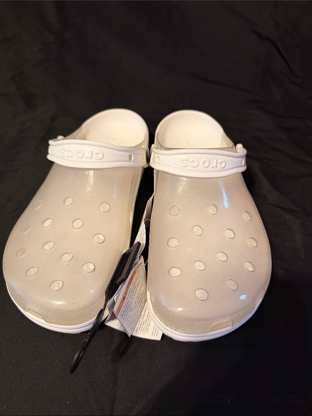 CROCS Classic Clog in Off-White 12W/10M